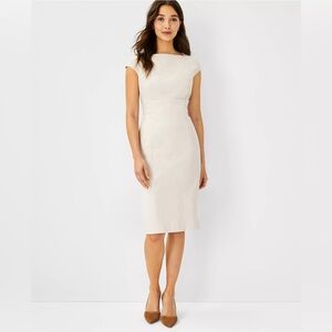 Ann Taylor career wear the tall envelope neck dress